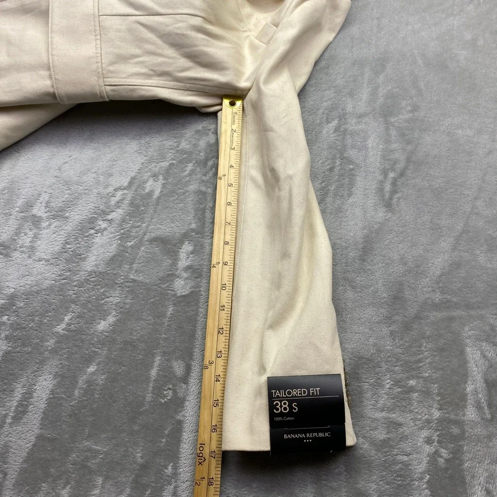 Banana Republic Corbel Tailored-Fit‎ Utility Blazer Jacket 38S Mens Business NWT